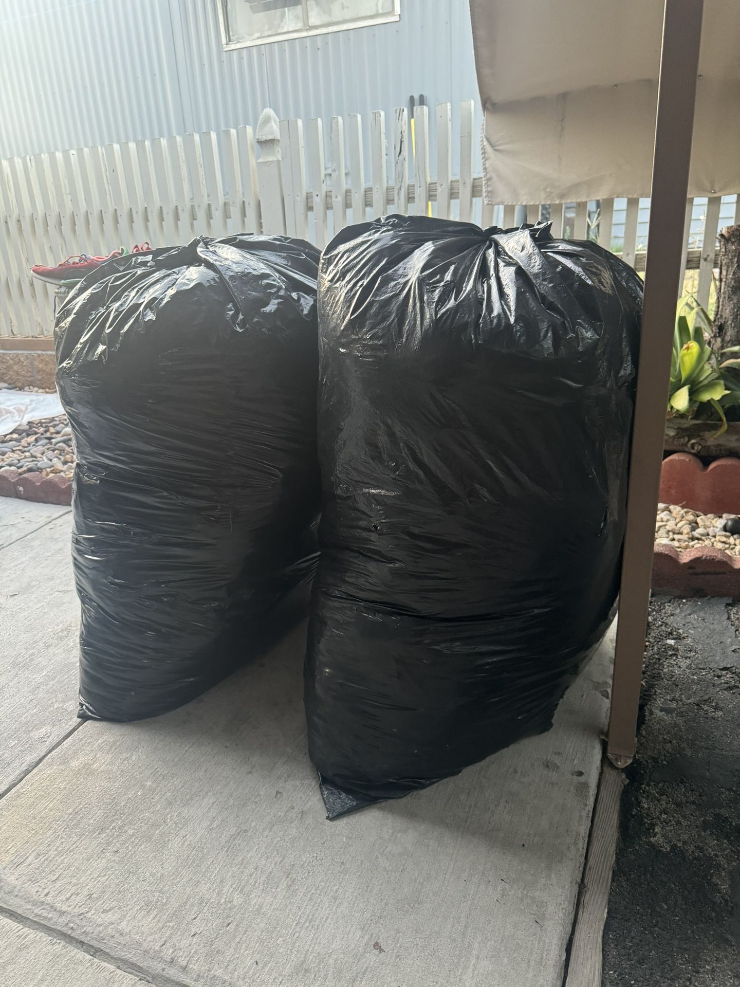 Each Bag $20 Firm It’s Good Clothes For Reselling Has Men Women And Children Of ALL Size Some New With Tags About 100 Items Each
