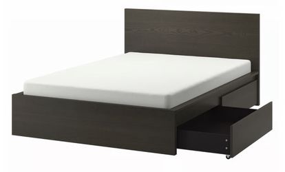 Full Size Brown Bed From IKEA
