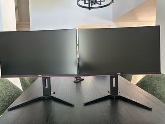 24” AOC 1080P curved gaming monitors