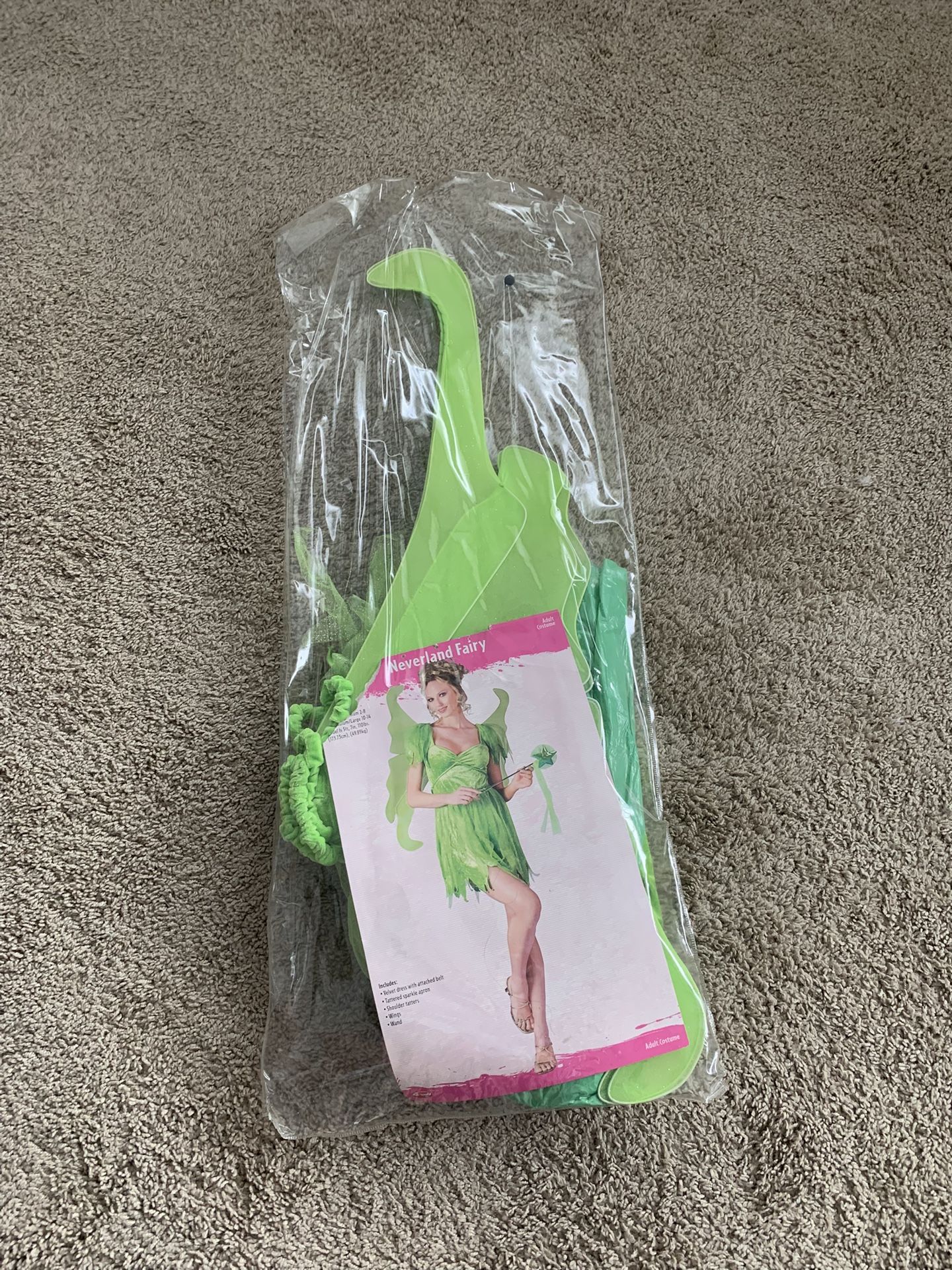 Costume. Halloween Tinker bell. Adult Medium