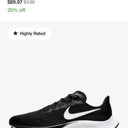 nike zoom pegasus36 size 8 y 81/2