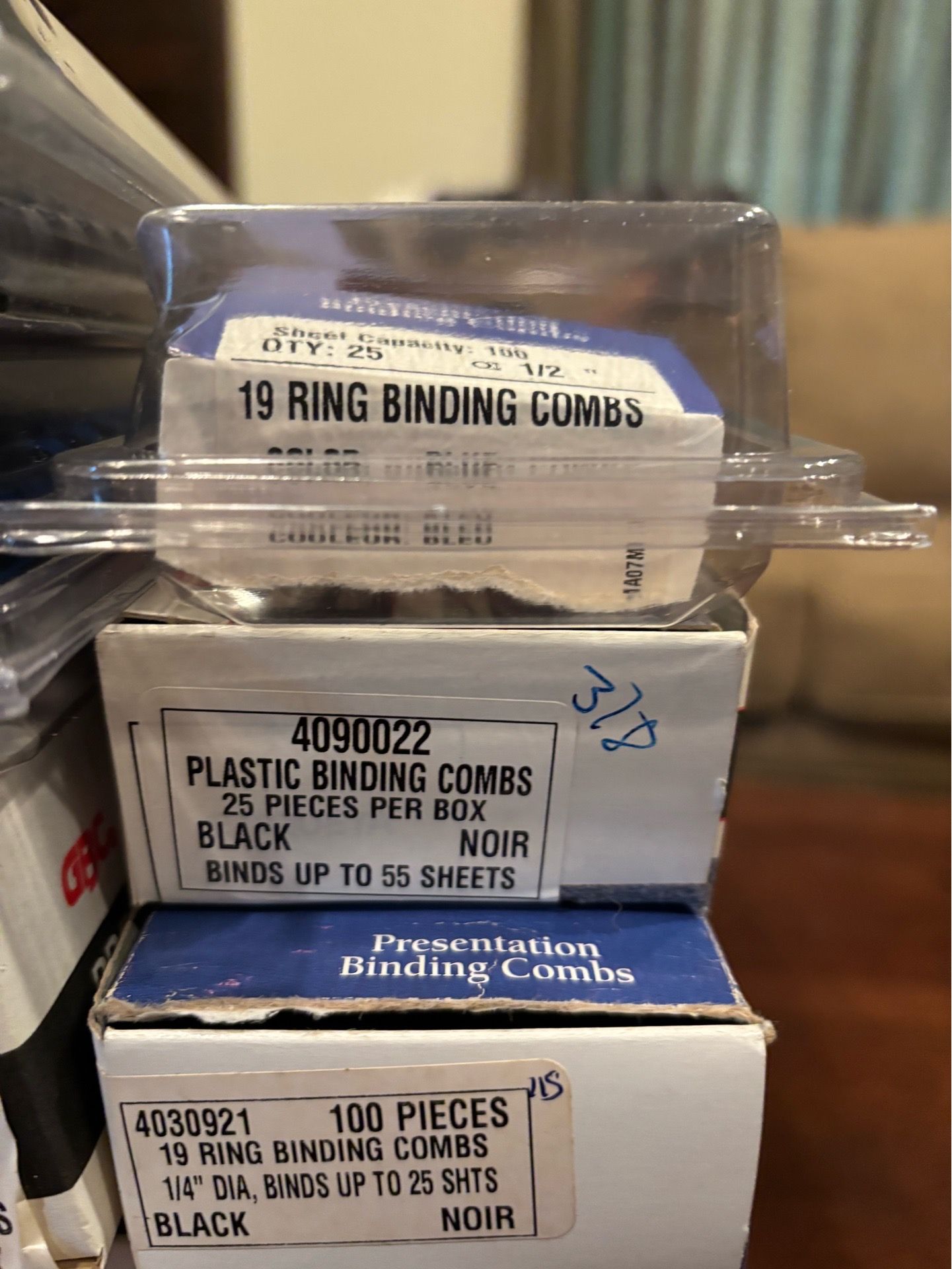 comb plastic binding spine GBC CombBind 3/4" Spines (100 Pack) With these plastic comb binding combs Rayson CR-10-100-M Plastic Binding Combs