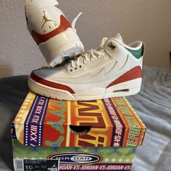 Nike Jordan 3 Mexico Cinco De Mayo Size 10 Men’s New UNDER RETAIL 