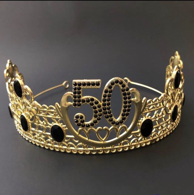 50th Birthday Crown