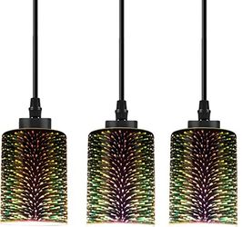 BRAND NEW!!3D Fireworks Glass Ambient Modern Decorative Pendant Lights