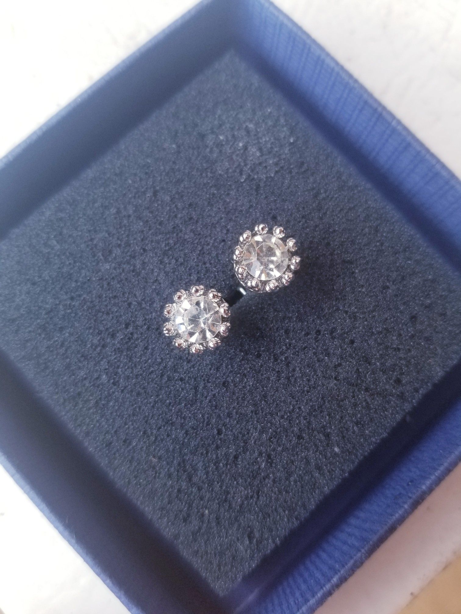 Crown Diamond Earrings