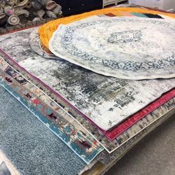 Rugs all size top brands all 50% off original retail price prices start at $25 and up
