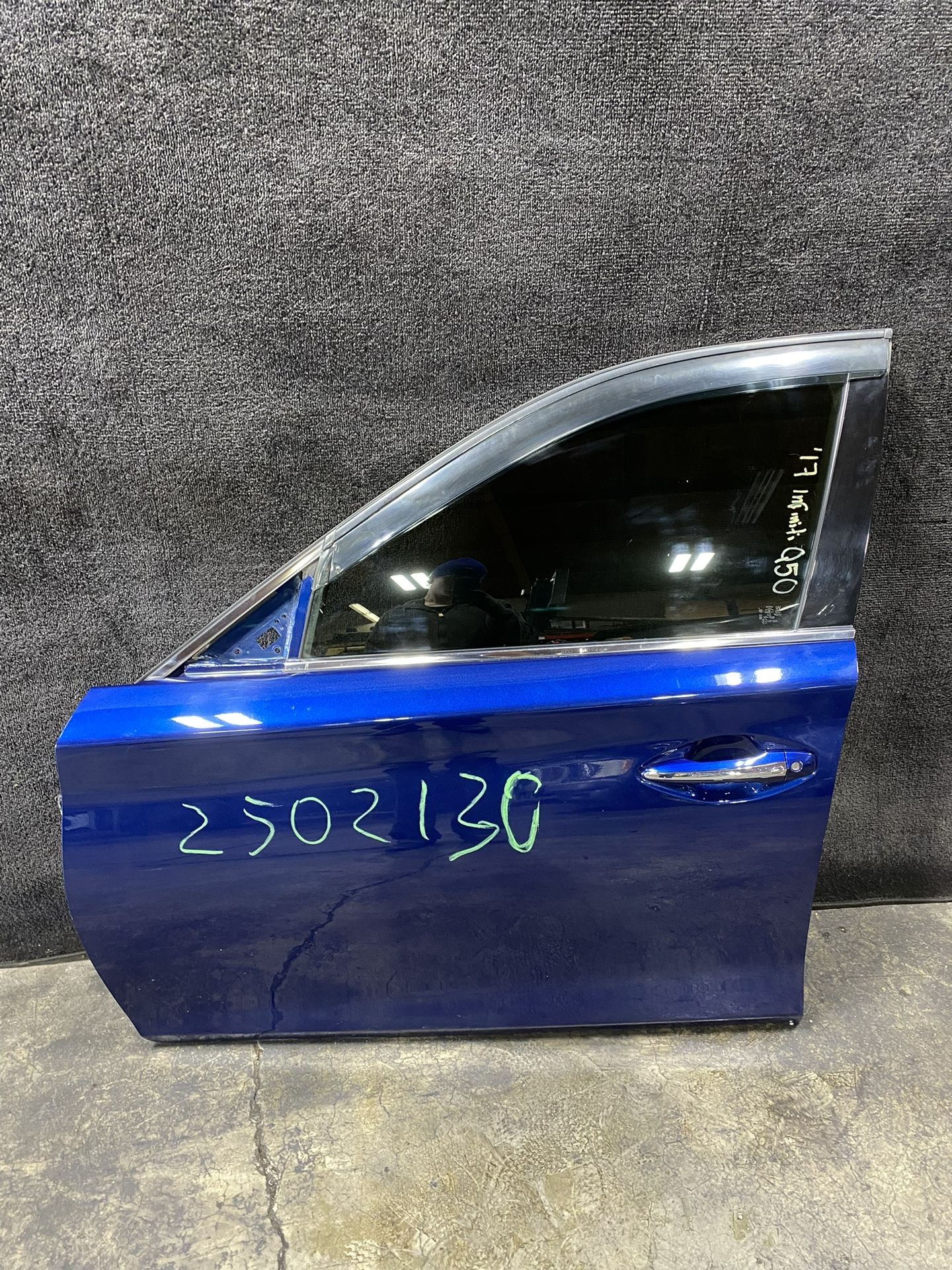 14-23 Infiniti Q50 Red Sport OEM Left Front Door Assembly