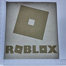 Iron On Heat Transfer  Good For T-shirts Sweaters Jackets T Shirt Design Size Is About 10x10 Roblox #175