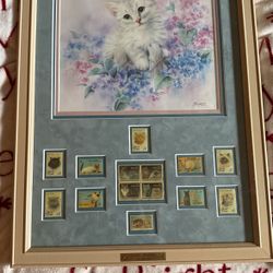 Little Blossom By Kayomi Framed Stamp Collection