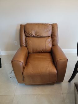 Winslow genuine leather power recliner