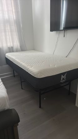 Twin Mattress and platform frame