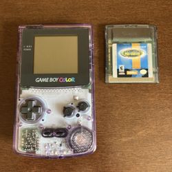 Nintendo GAME BOY COLOR Clear Purple 