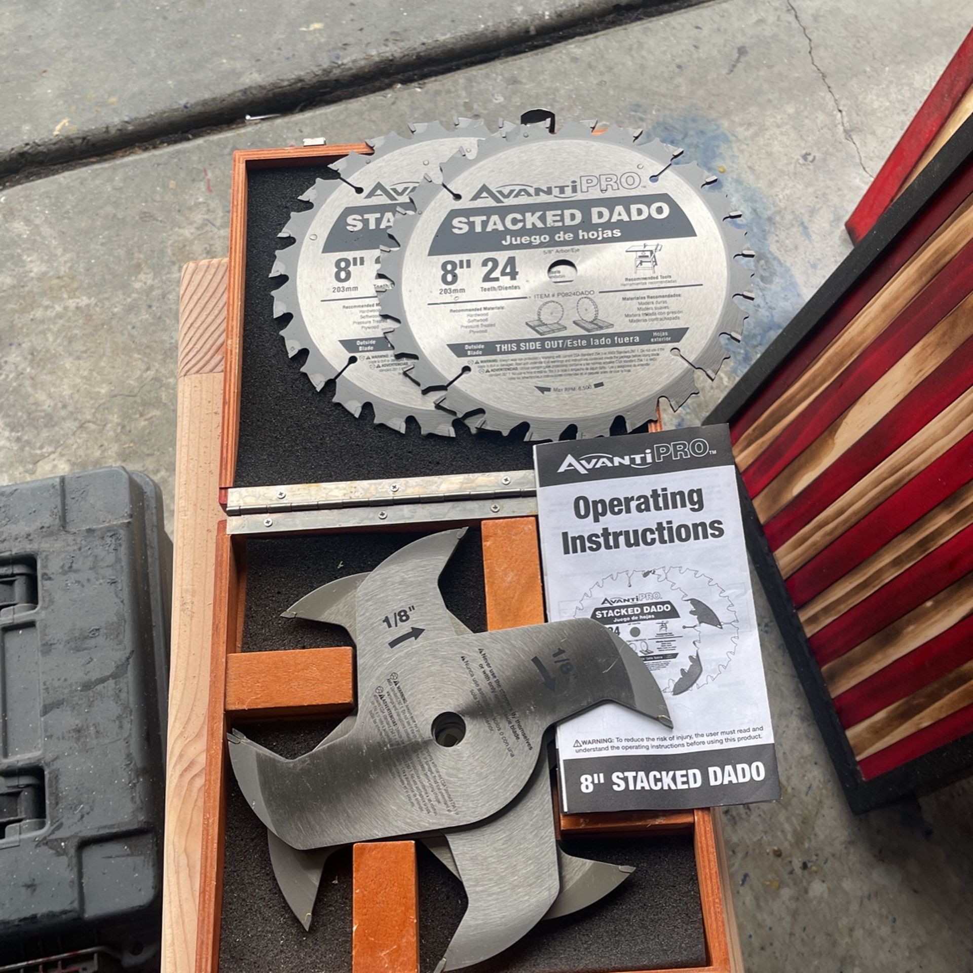 Avanti 8” Stacked Dado Blade Used 1 Time