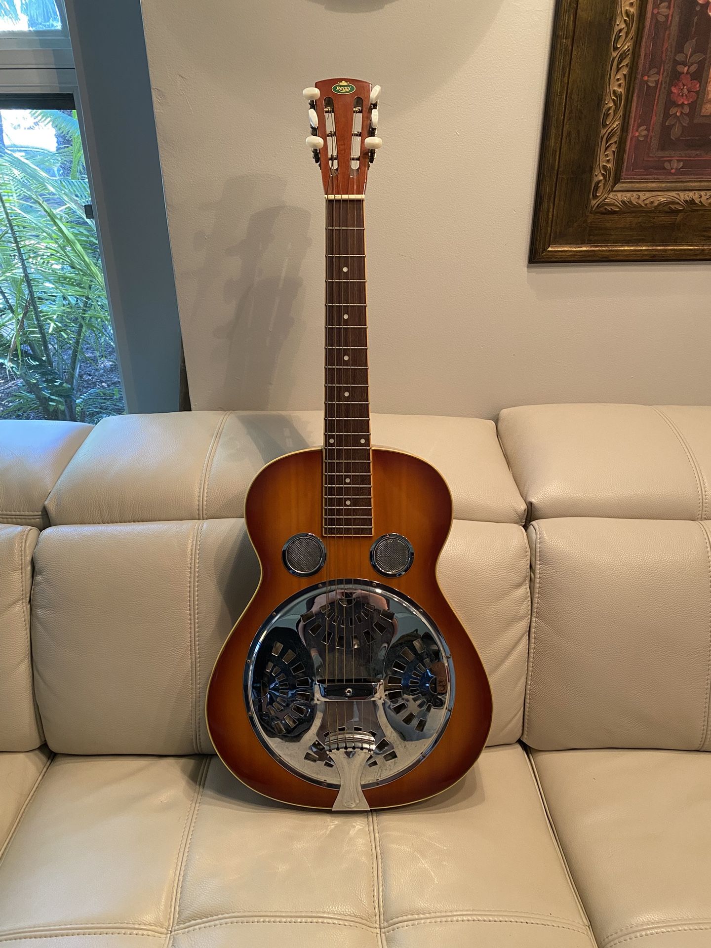 Regal Square Neck Resonator - Sunburst