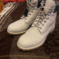 NEW Mens Timberland 6" Classic Color-Block Boot Gray Light Gray Size 11