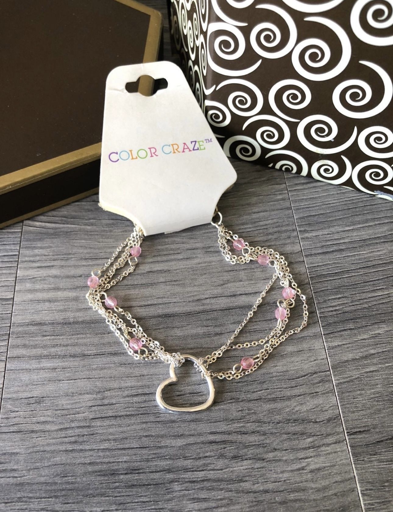 Beautiful Heart Charm Anklet