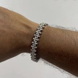 925 Sterling Silver VVS Bracelet 