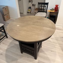 Modern Counter-Height Kitchen Table Set – Less Than 1 Year Old