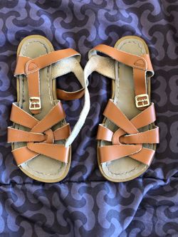 Brown Salt Water Sandals Size 4