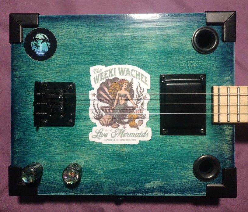 Weeki Wachee Cigar Box Guitar