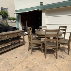 Dining Table Set And Console Table