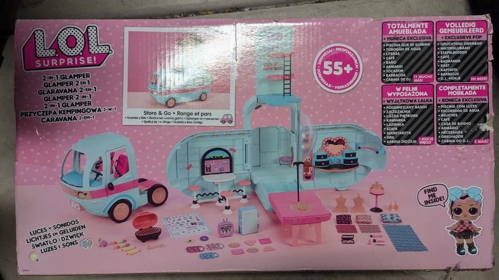 LOL Surprise 2-in-1 Glamper 55+ Surprises