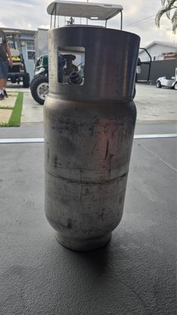 Aluminum forklift propane tank