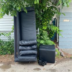 Free Faux Leather Couch
