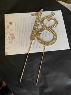 18 Cake topper