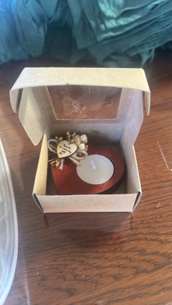 Celebratory heart candles