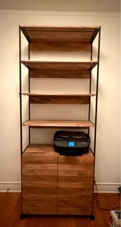 Bookcase storage cabinet