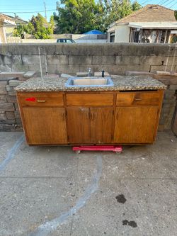 Sink Cabinet with Granite Top