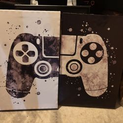 2 Piece Canvas “Gamer controller”  