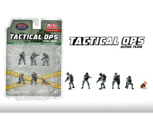 American Diorama 1:64 Figures Tactical OPS Police Team – Dealer Exclusive – Limited Edition