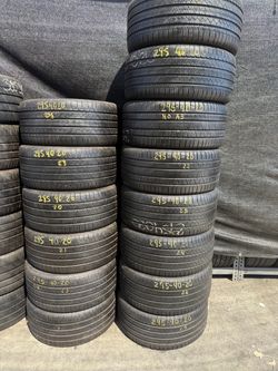 20” tires semi new 295/40/20 with free installation $75 each