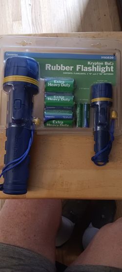 RUBBER FLASHLIGHTS