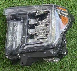 GMC Sierra 1(contact info removed) 3500 Headlamp 2020 2021 2022 2023 Left Side (Driver) OEM LED