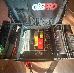 G&B Pro Barber Bag with Tools