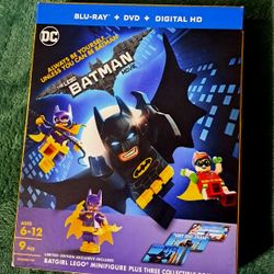 LEGO BATMAN MOVIE Blu-ray DVD Mini Figure cat women box Set DC Comics
