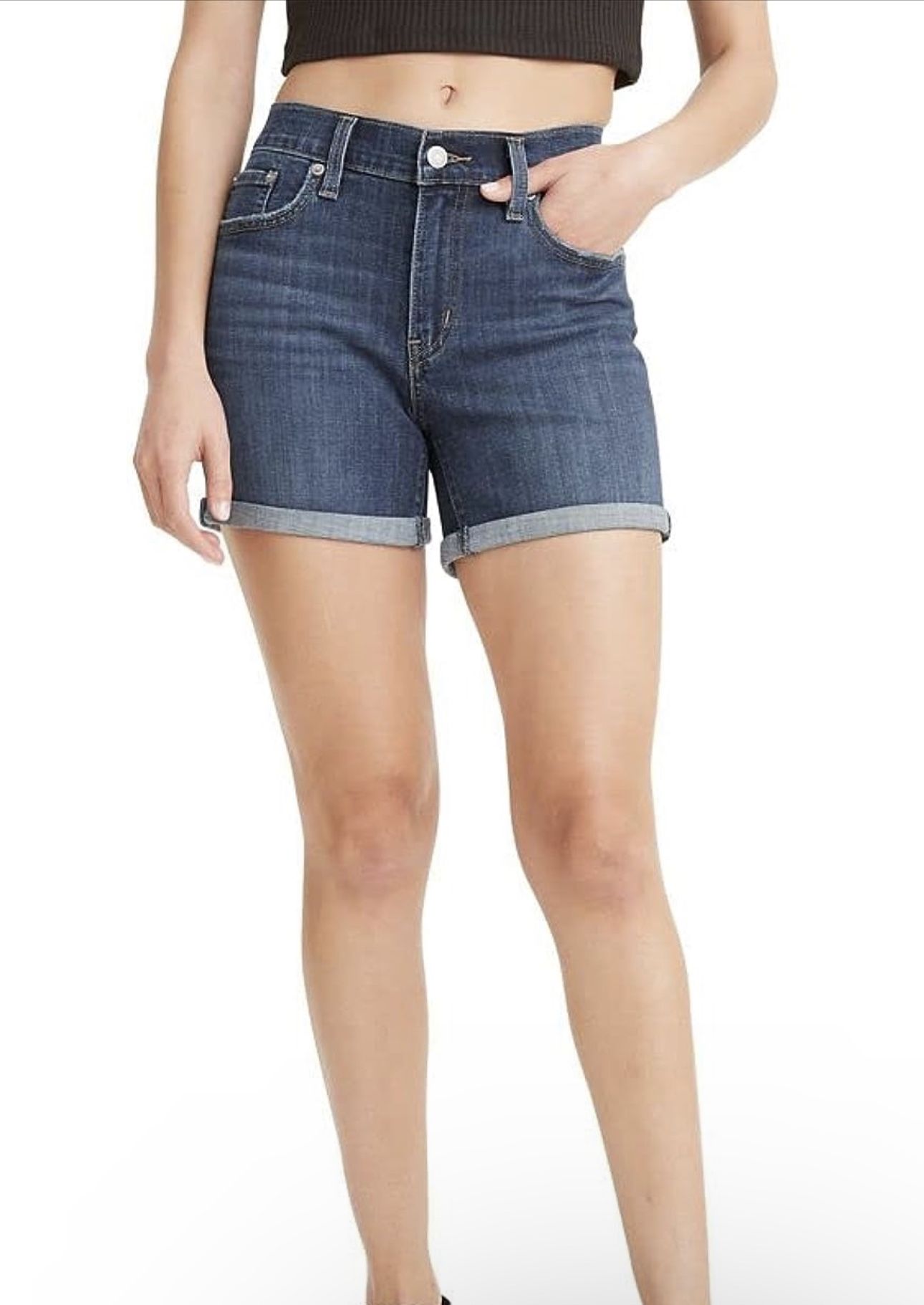 Levi's Women's Mid Length Shorts