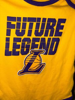 LA lakers baby onesie
