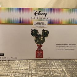 Disney Mickey Christmas Topiary Tree