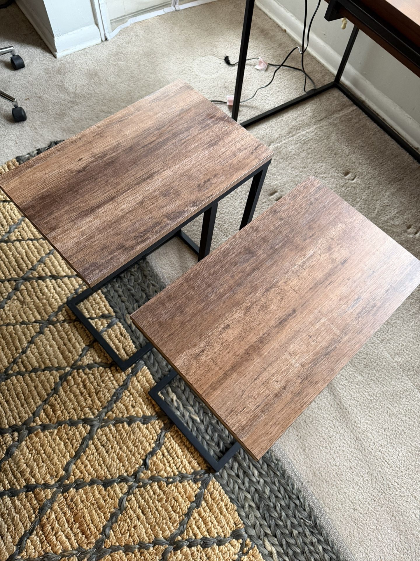 Industrial-style End/Bedside Tables