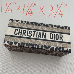 DIOR Mitzah Collection Leopard for Full Size Lipstick CASE ONLY