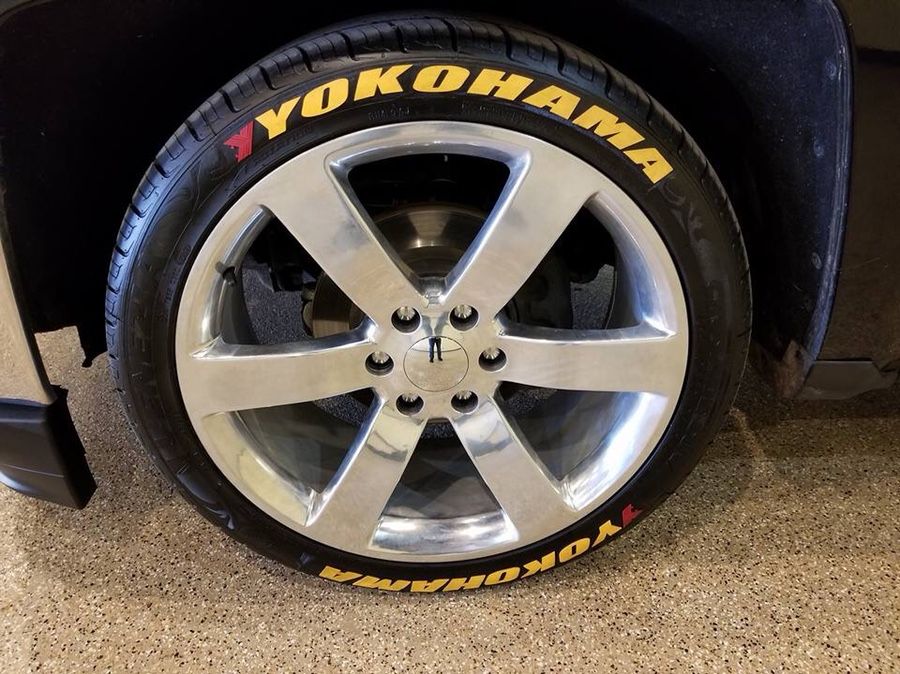 Tire lettering / tire stickers / custom lettering for tires