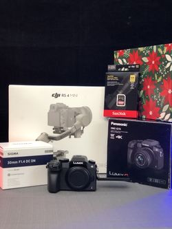 Panasonic Lumix G7 Mirrorless with DJI RS 4 Mini Gimbal  and Sigma 30mm f/1.4 DC DN Contemporary 