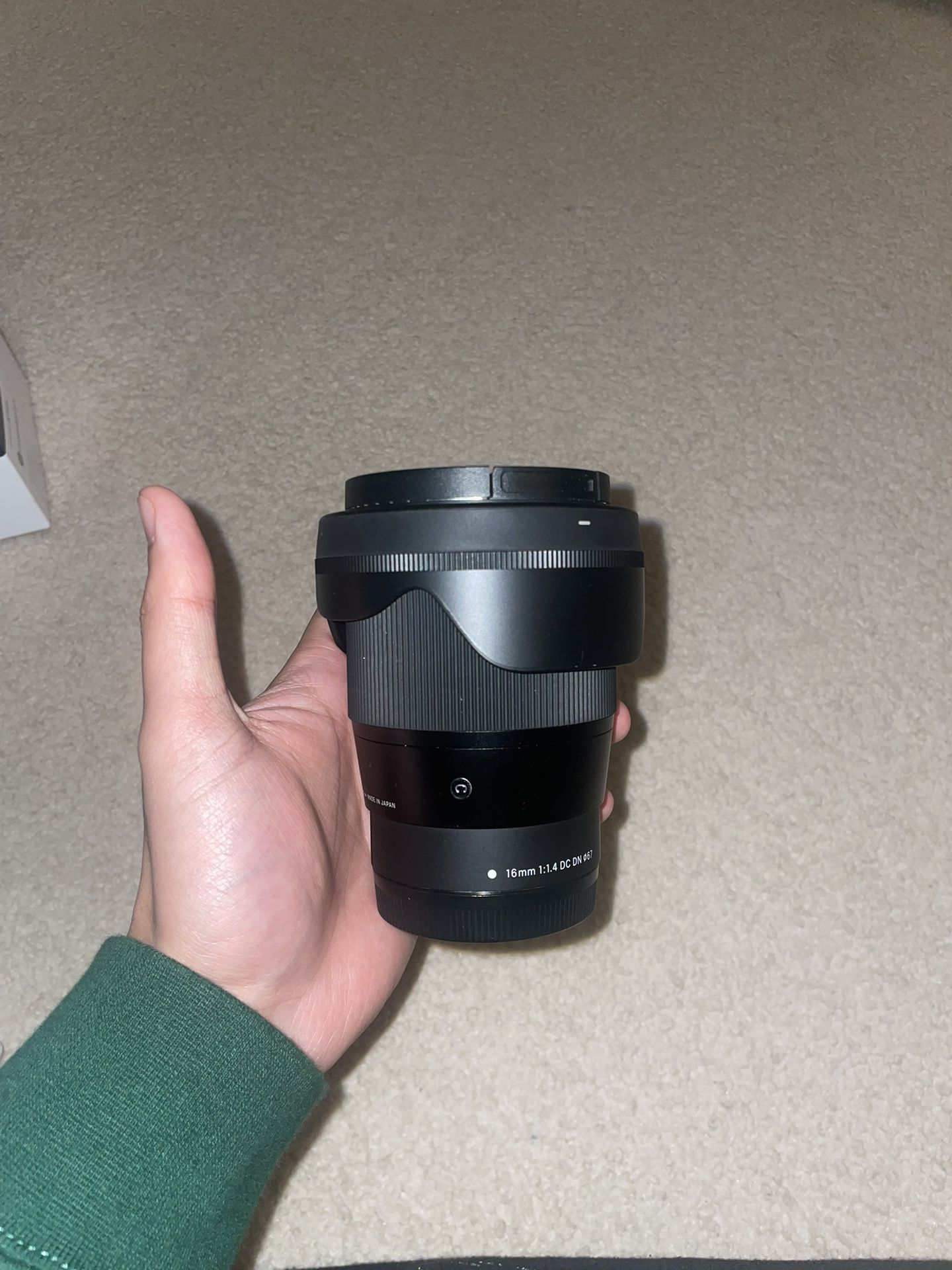 Sigma 16mm 1.4 For canon EF-M Mount 