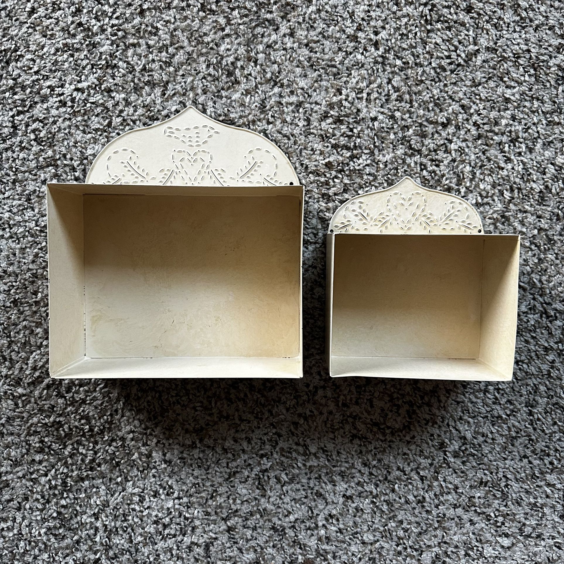 Vintage Curio Floating Shelves