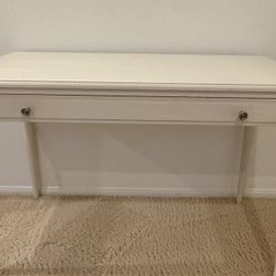 Large Restoration hardware Desk With Drawer 